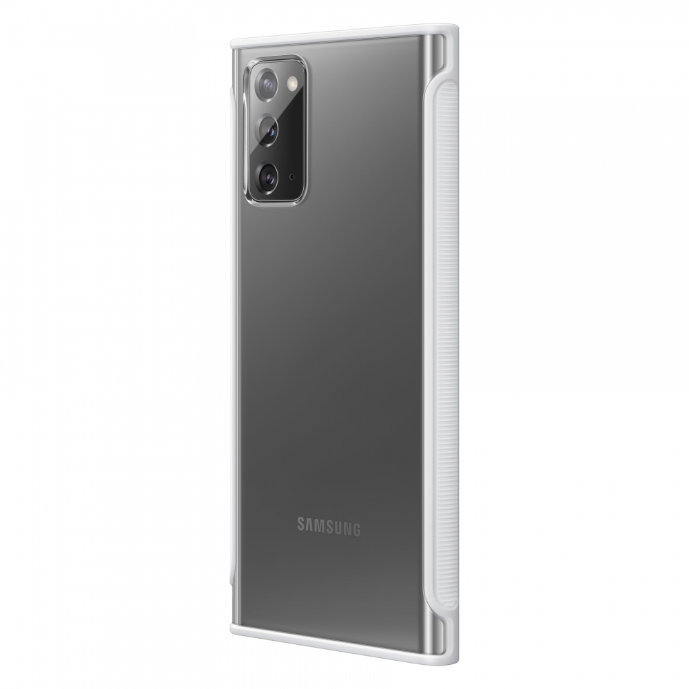 Накладка Samsung Clear Protective Cover для Samsung Galaxy Note 20 (N980) EF-GN980CWEGRU White 4 - Фото 4