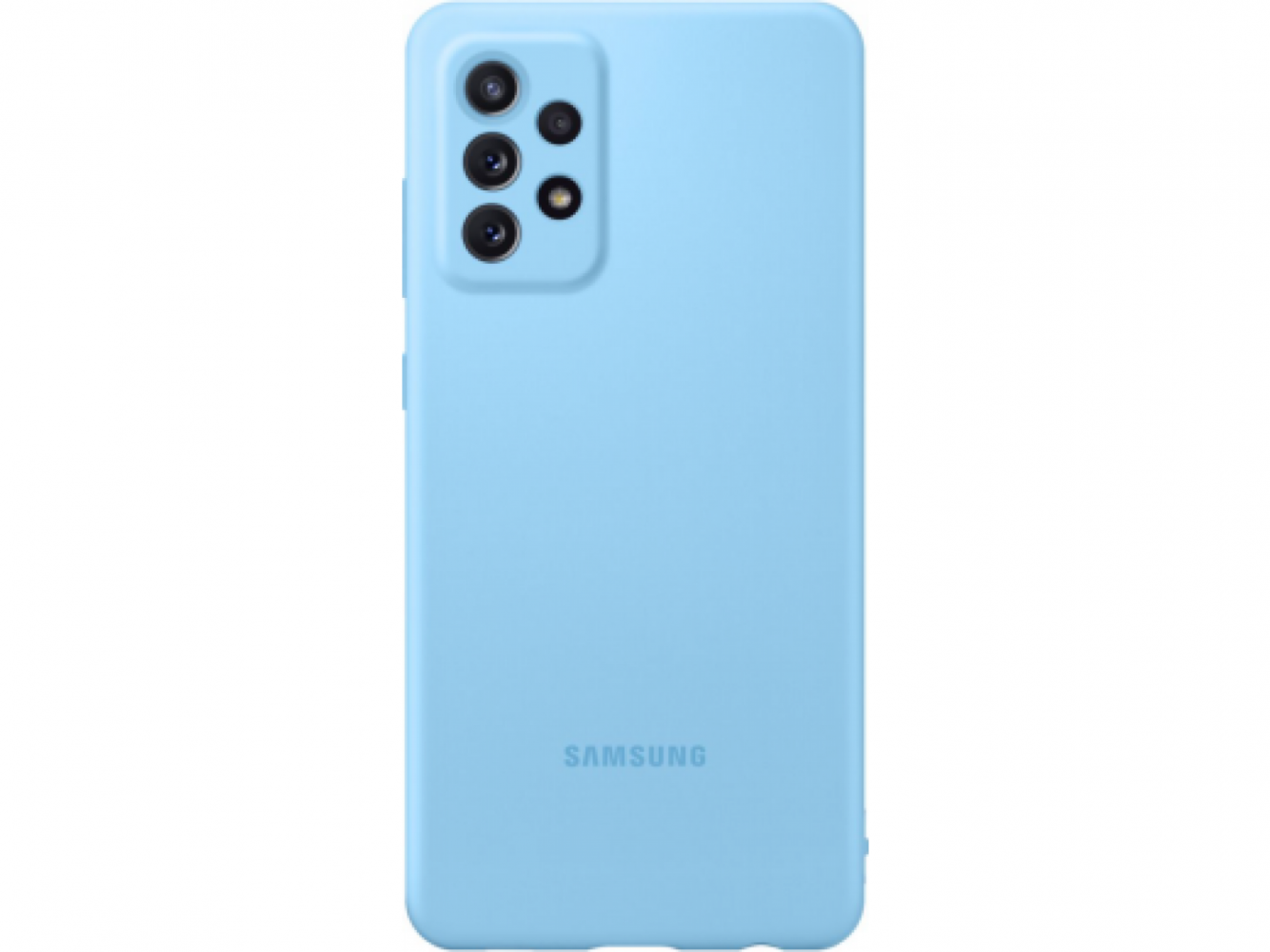 Панель Silicone Cover для Samsung Galaxy A52 (A525) EF-PA525TLEGRU Blue 3 - Фото 3