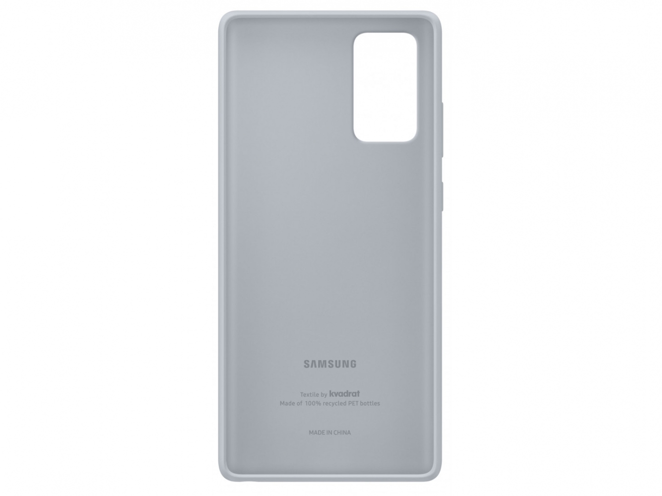 Чехол Samsung Kvadrat Cover Note 20 (EF-XN980FJEGRU) Gray 2 - Фото 2