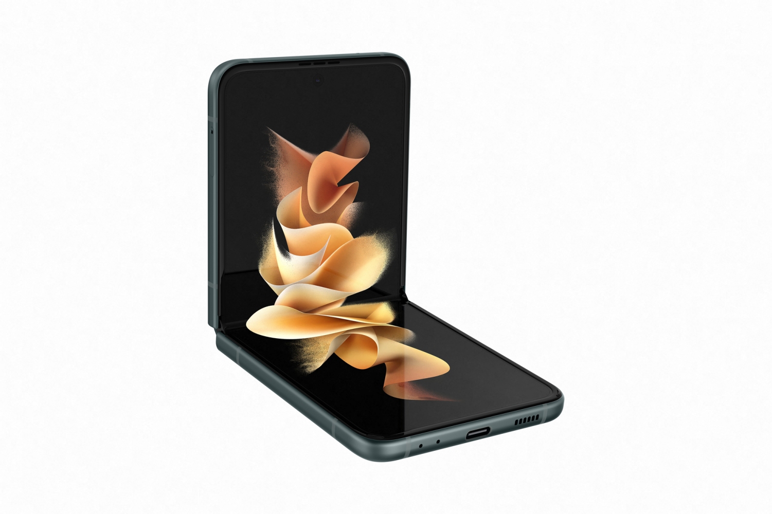 Смартфон Samsung Galaxy Flip3 8/128Gb (SM-F711BZGASEK) Green 4 - Фото 4