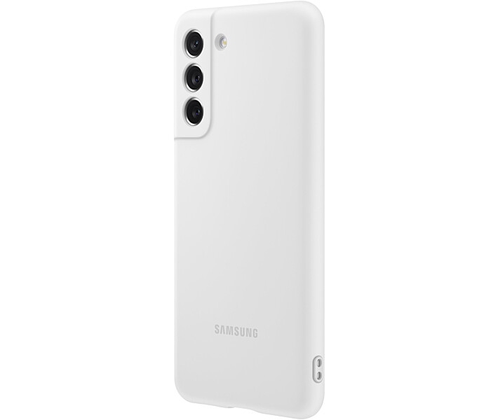 Панель Samsung Silicone Cover для Samsung Galaxy S21 FE (EF-PG990TWEGRU) White 2 - Фото 2