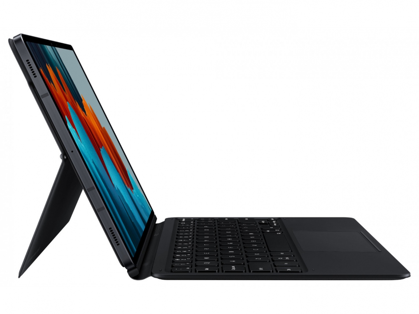 Чохол-клавіатура Samsung для Galaxy Tab S7 T87x (EF-DT870BBRGRU) Black 5 - Фото 5