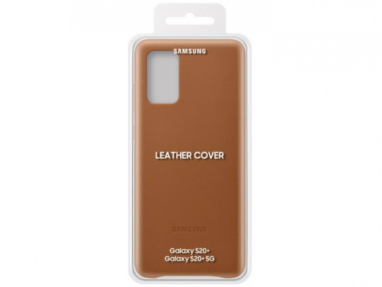 Панель Samsung Leather Cover для Samsung Galaxy S20 Plus (EF-VG985LAEGRU) Brown 2 - Фото 2