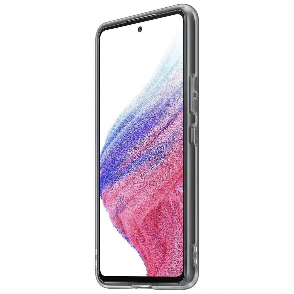 Чохол Samsung Soft Clear Cover для Samsung Galaxy A53 (A536) (EF-QA536TBEGRU) Black 0 - Фото 1