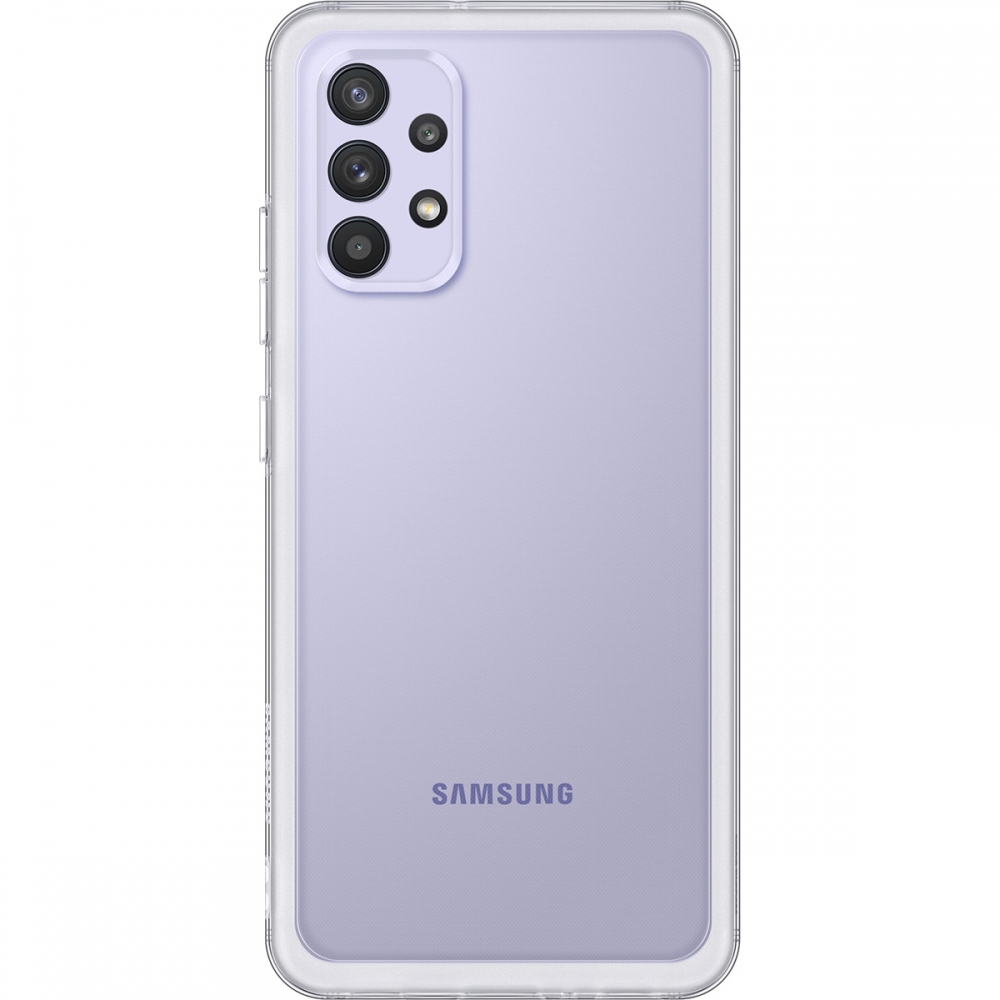 Чохол Samsung Soft Clear Cover для Samsung Galaxy A32 (EF-QA325TTEGRU) Transparent 0 - Фото 1