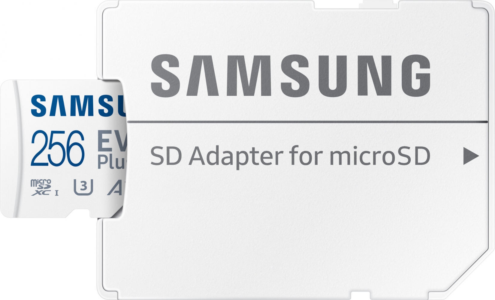 Карта памяти Samsung EVO Plus microSDXC 256GB UHS-I Class 10 + SD адаптер (MB-MC256KA/RU) 0 - Фото 1