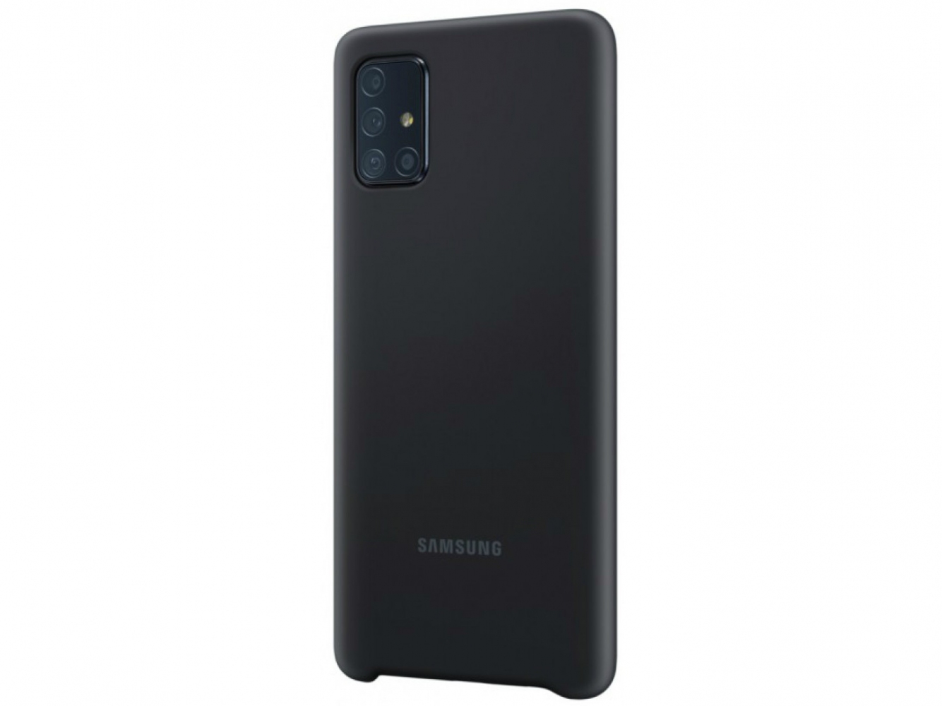 Накладка Samsung Silicone Cover для Samsung Galaxy A71 (EF-PA715TBEGRU) Black 2 - Фото 2