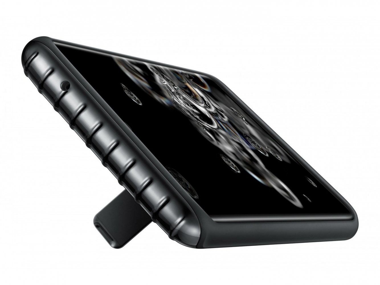Накладка Samsung Protective Standing Cover для Samsung Galaxy S20 Ultra (EF-RG988CBEGRU) Black 4 - Фото 4