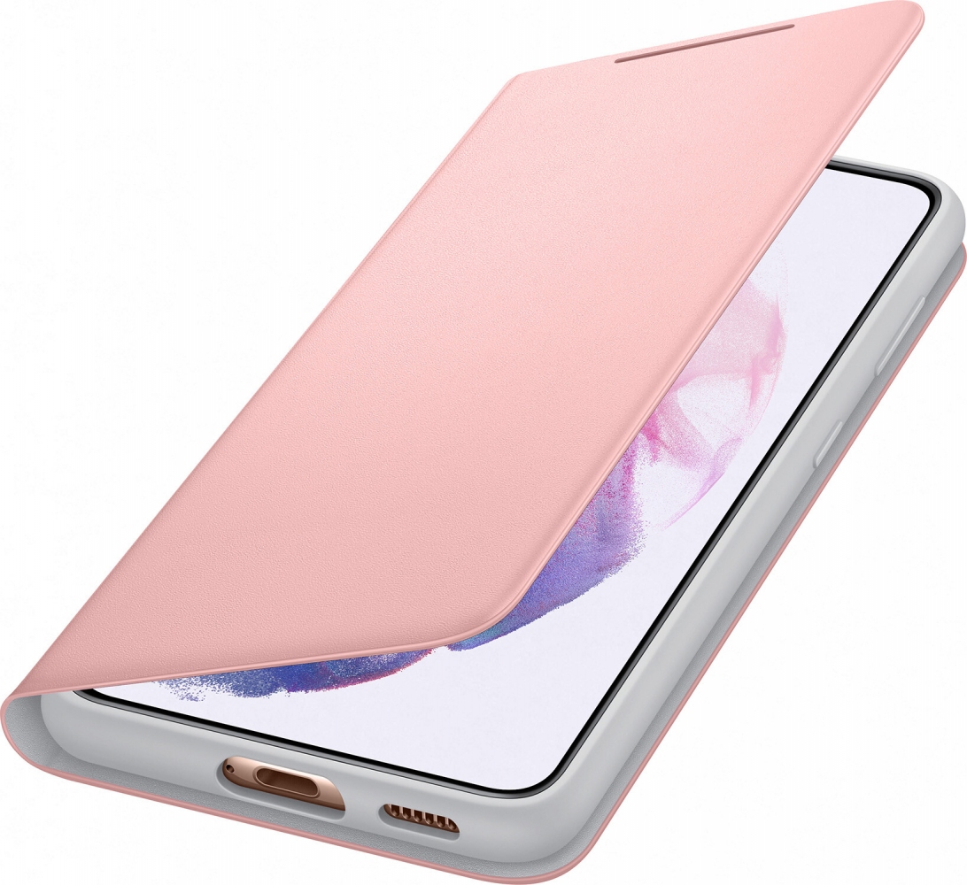 Чохол-книжка Samsung LED View Cover для Samsung Galaxy S21 (EF-NG991PPEGRU) Pink 2 - Фото 2
