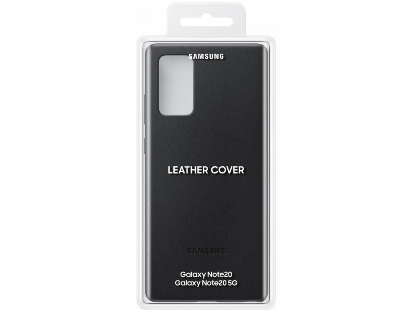 Чехол Samsung Leather Cover для Samsung Galaxy Note 20 (EF-VN980LBEGRU) Black 3 - Фото 3