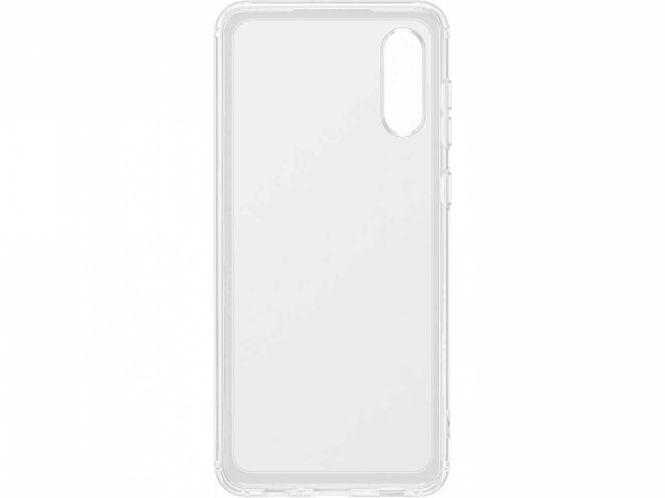 Чехол Samsung Soft Clear Cover для Samsung Galaxy A02 (A022) (EF-QA022TTEGRU) Transparent 2 - Фото 2