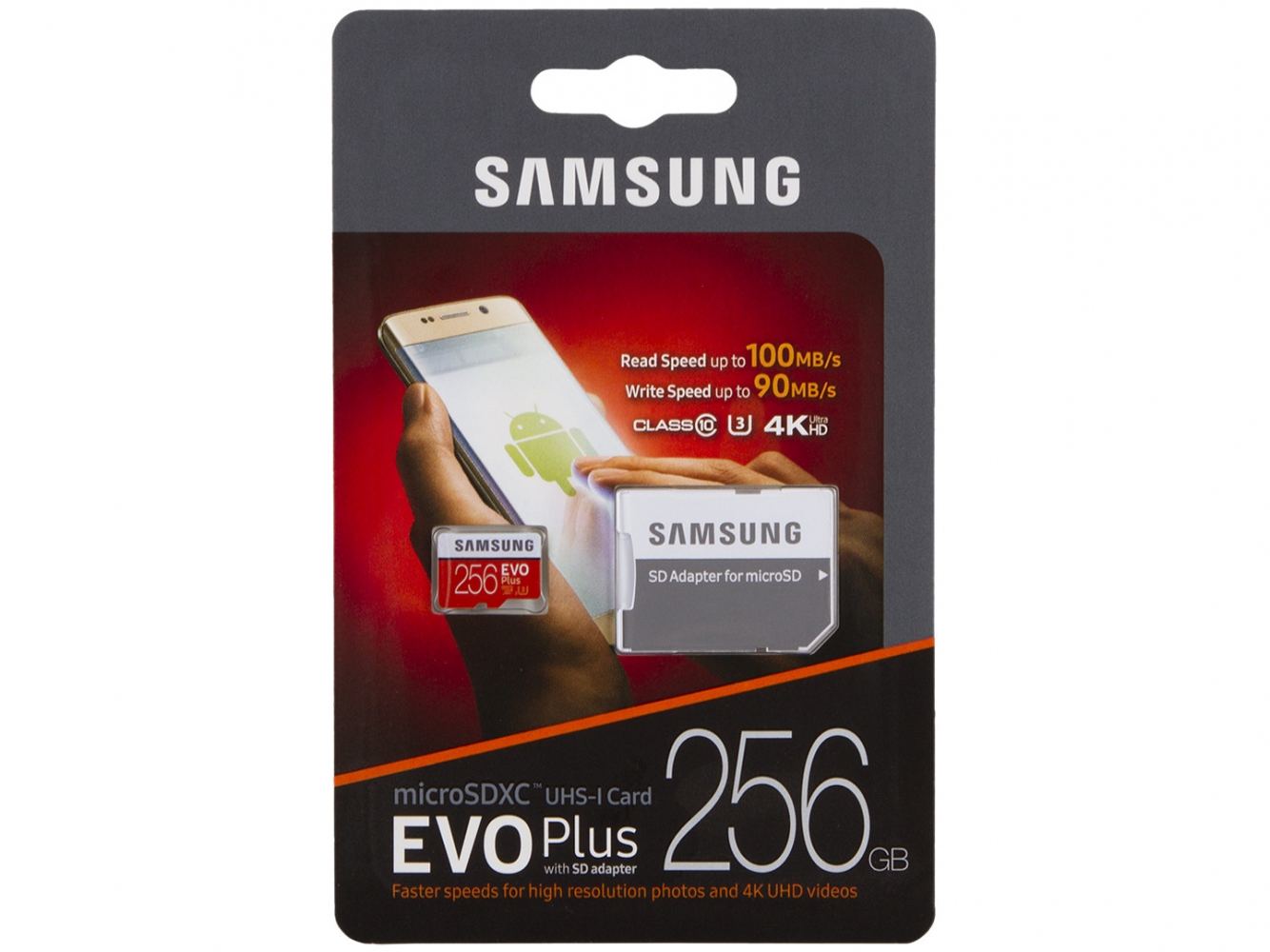 Карта пам'яті Samsung microSDXC 256GB EVO Plus UHS-I (MB-MC256GA/RU) 4 - Фото 4
