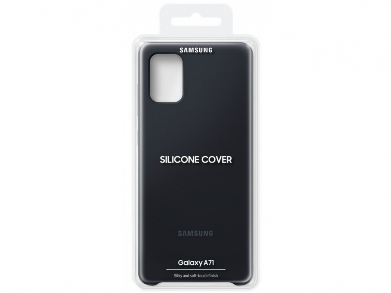 Накладка Samsung Silicone Cover для Samsung Galaxy A71 (EF-PA715TBEGRU) Black 5 - Фото 5