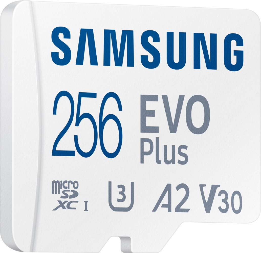 Карта памяти Samsung EVO Plus microSDXC 256GB UHS-I Class 10 + SD адаптер (MB-MC256KA/RU) 4 - Фото 4