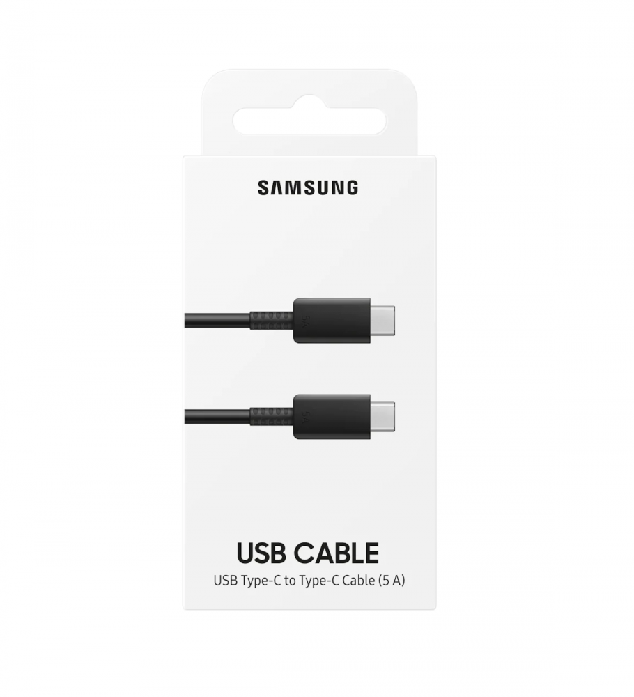 Кабель Samsung USB Type-C – USB Type-C 100 Вт 1 м (EP-DN975BBRGRU) Black 2 - Фото 2