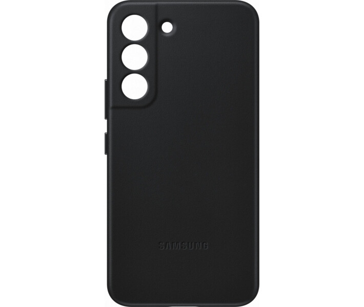 Панель Samsung Leather Cover для Samsung Galaxy S22 (EF-VS901LBEGRU) Black 3 - Фото 3