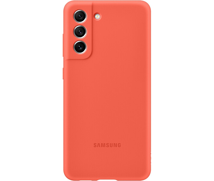 Панель Samsung Silicone Cover для Samsung Galaxy S21 FE (EF-PG990TPEGRU) Coral 3 - Фото 3