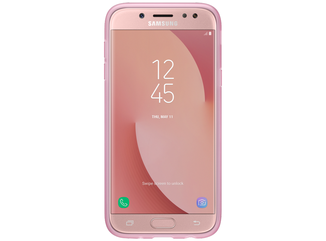 Чохол для Samsung J730 (EF-AJ730TPEGRU) Pink 3 - Фото 3