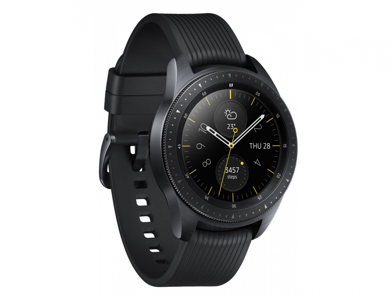 Смарт годинник Samsung Galaxy Watch 42mm (SM-R810NZKASEK) Black 3 - Фото 3