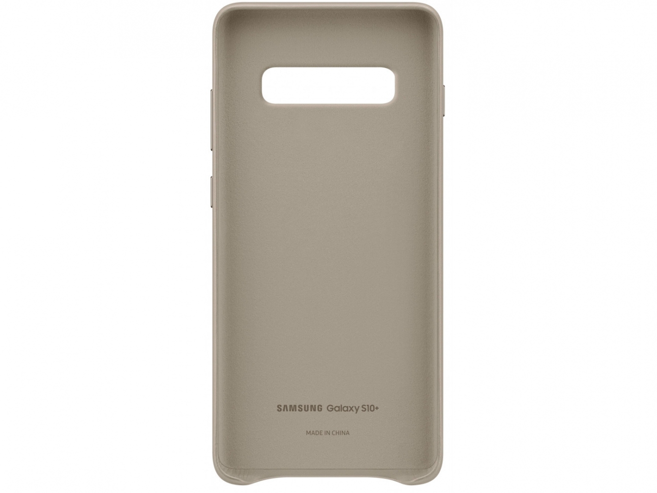 Панель Samsung Leather Cover для Samsung Galaxy S10 Plus (EF-VG975LJEGRU) Gray 3 - Фото 3