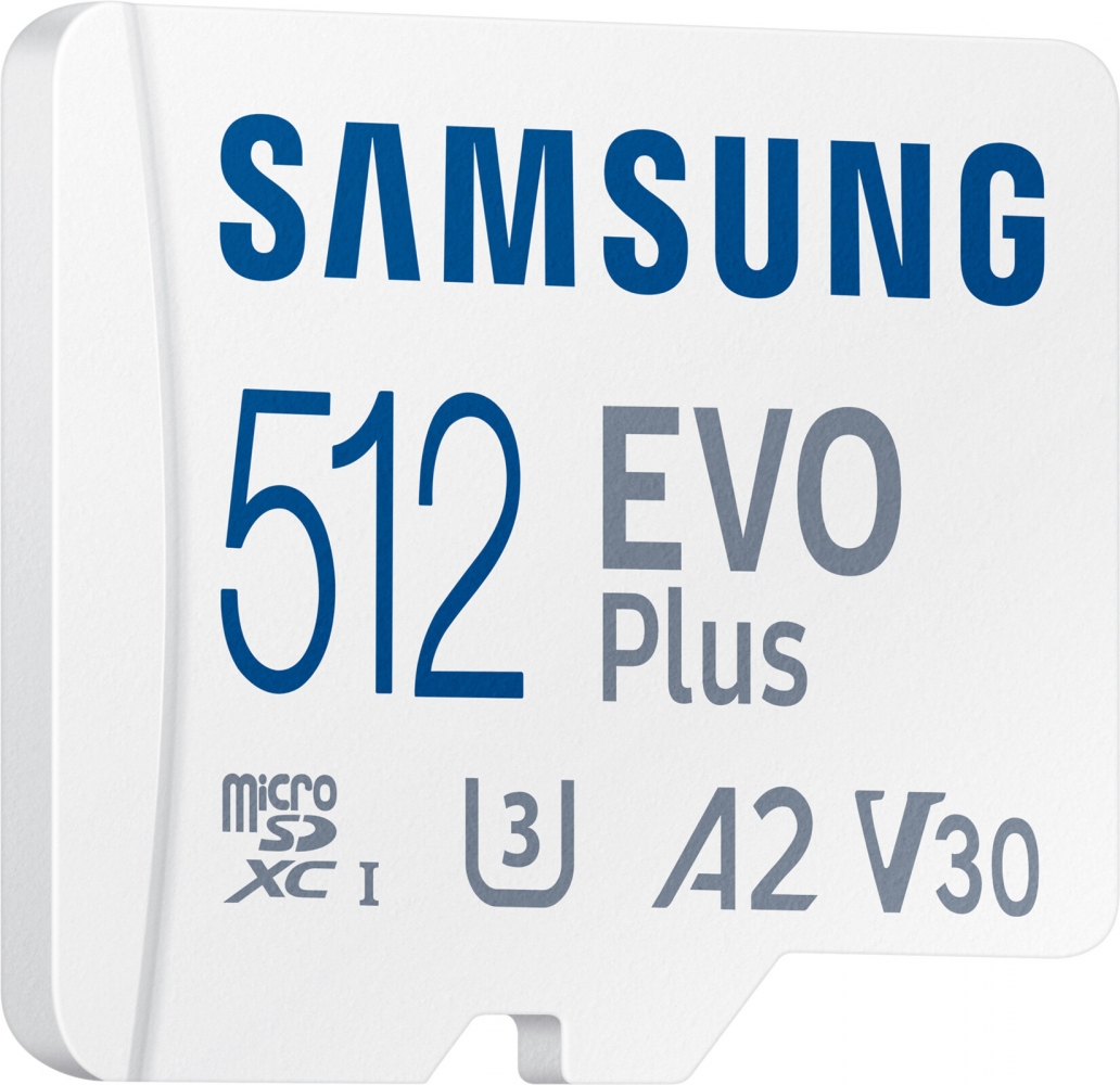 Карта пам'яті Samsung EVO Plus microSDXC 512GB UHS-I Class 10 + SD-адаптер (MB-MC512KA/RU) 0 - Фото 1