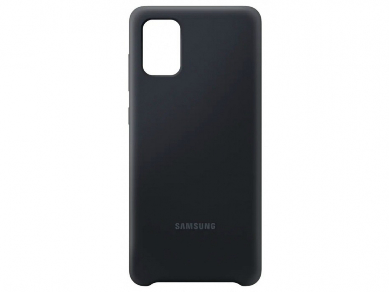 Накладка Samsung Silicone Cover для Samsung Galaxy A71 (EF-PA715TBEGRU) Black 0 - Фото 1