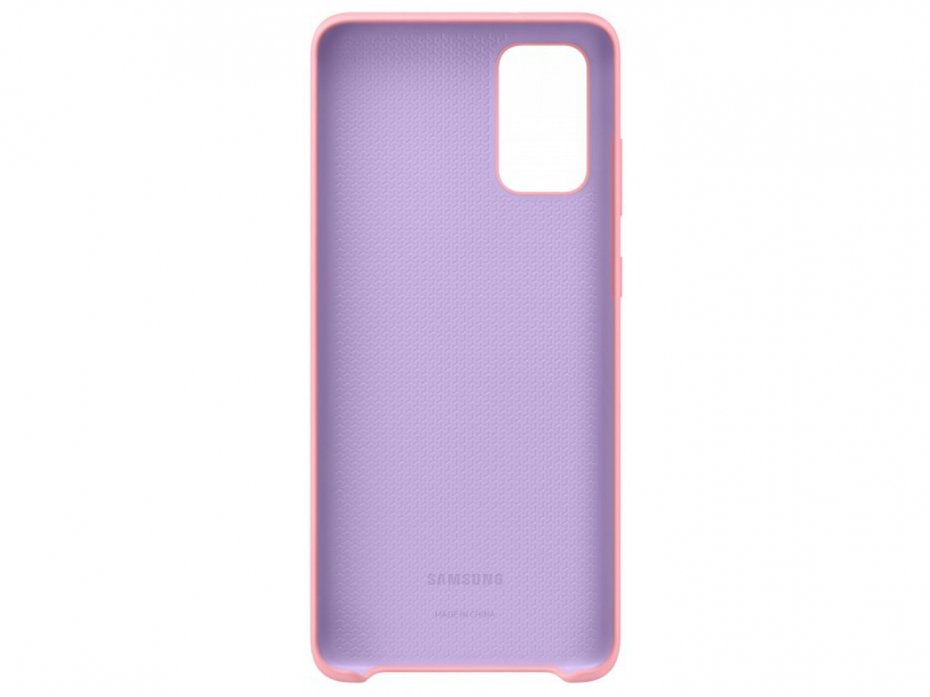 Панель Samsung Silicone Cover для Samsung Galaxy S20 Plus (EF-PG985TPEGRU) Pink 0 - Фото 1
