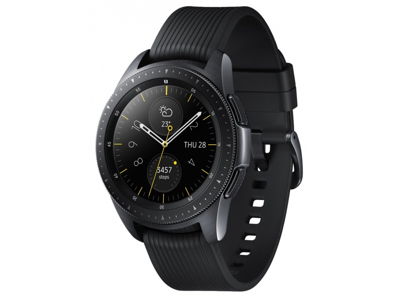 Смарт годинник Samsung Galaxy Watch 42mm (SM-R810NZKASEK) Black 2 - Фото 2