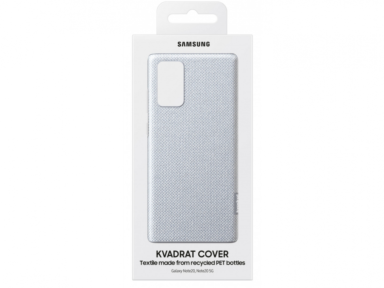 Чехол Samsung Kvadrat Cover Note 20 (EF-XN980FJEGRU) Gray 0 - Фото 1