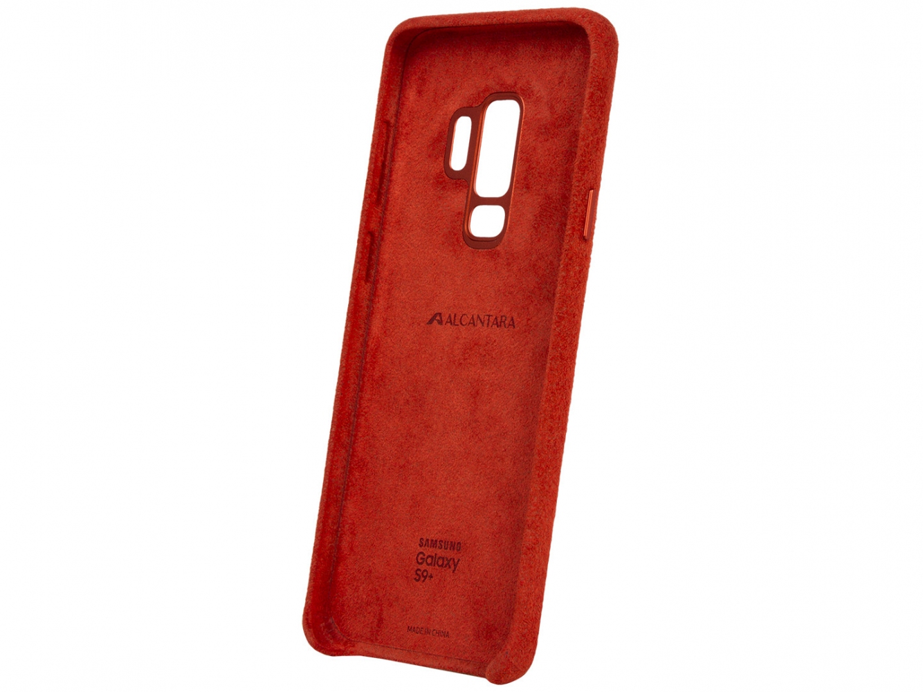 Чехол Samsung Alcantara Cover S9 Plus Red (EF-XG965AREGRU) 2 - Фото 2