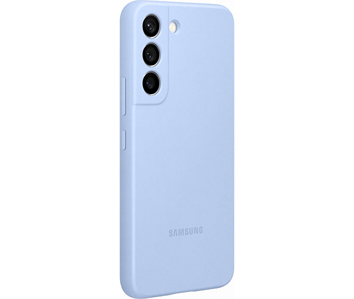 Панель Samsung Silicone Cover для Samsung Galaxy S22 (EF-PS901TLEGRU) Artic Blue 2 - Фото 2