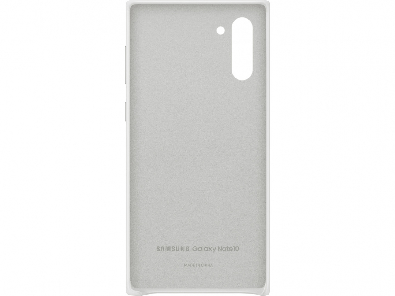 Чехол Samsung Leather Cover для Samsung Galaxy Note 10 (EF-VN970LWEGRU) White 0 - Фото 1