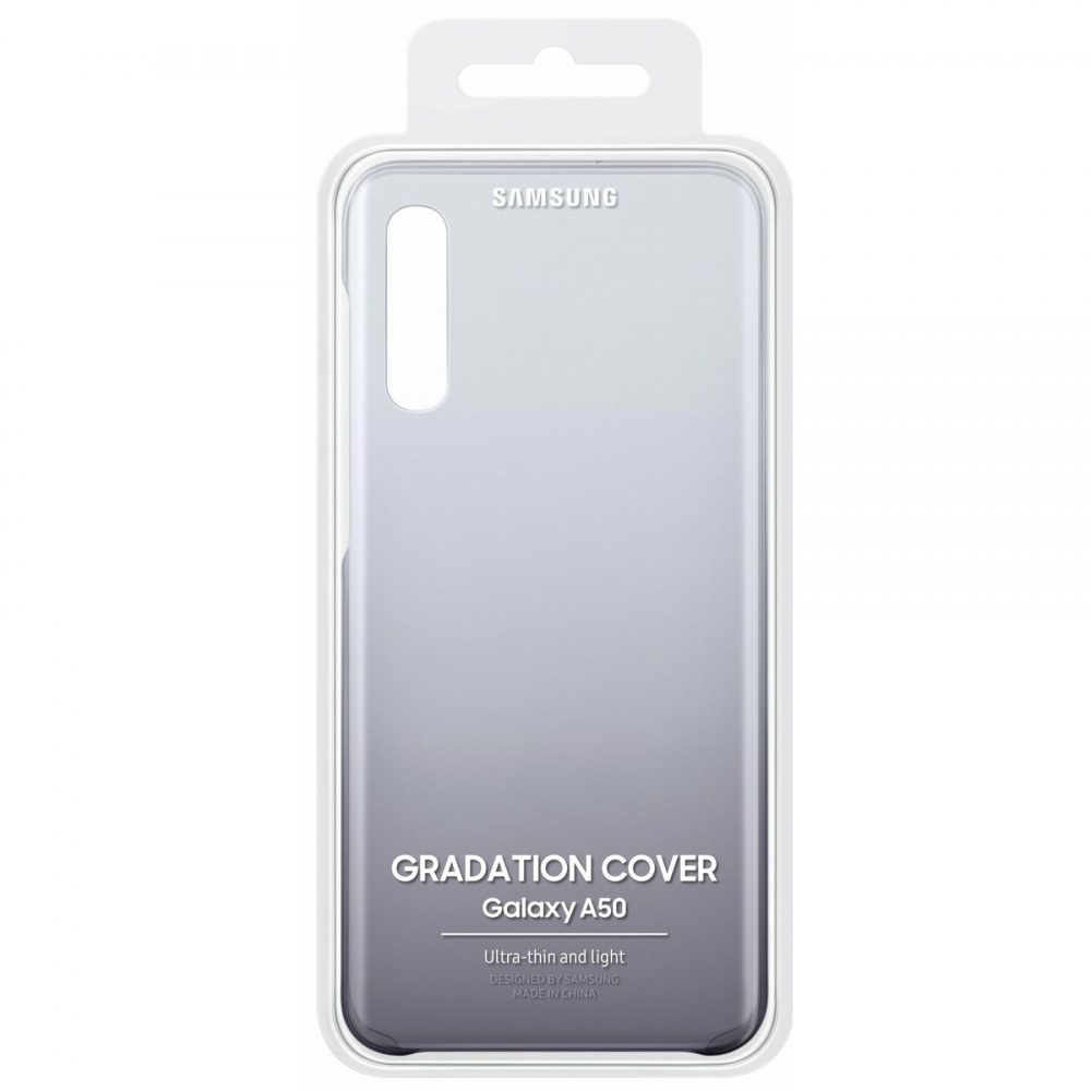 Чехол Samsung Gradation Cover для Samsung Galaxy A50 (EF-AA505CBEGRU) Black 0 - Фото 1