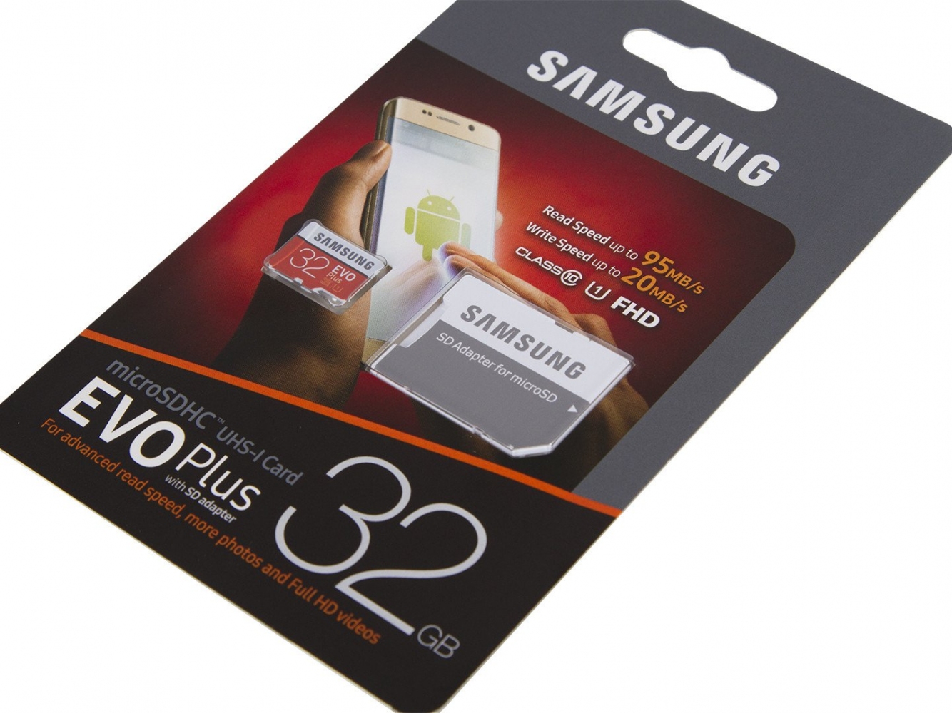 Карта памяти Samsung microSDHC 32GB EVO Plus UHS-I Class 10 (MB-MC32GA/RU) 2 - Фото 2