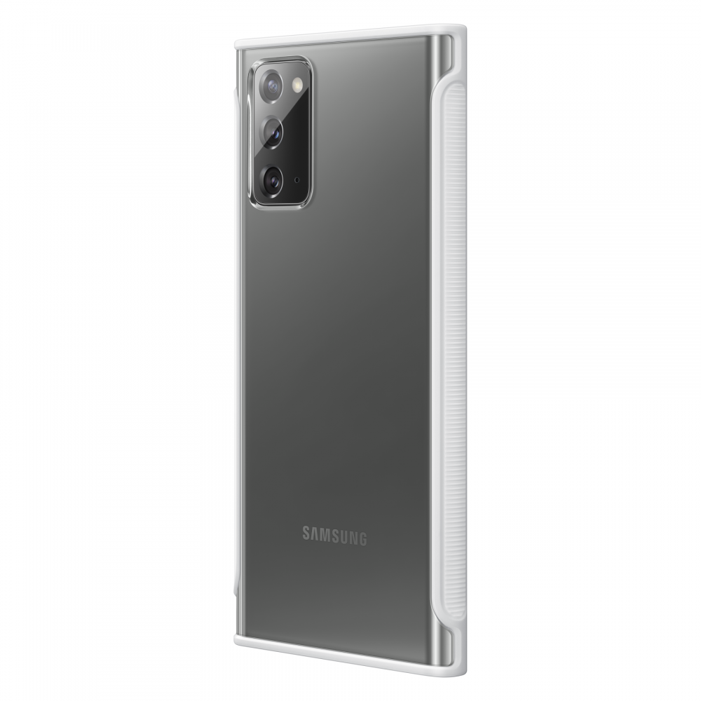 Накладка Samsung Clear Protective Cover для Samsung Galaxy Note 20 (N980) EF-GN980CWEGRU White 6 - Фото 6