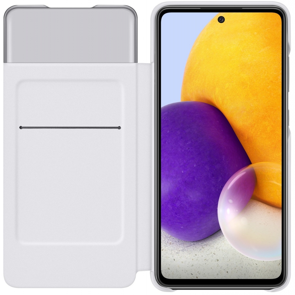 Чехол-книжка Smart S View Wallet Cover для Samsung Galaxy A72 EF-EA725PWEGRU White 3 - Фото 3
