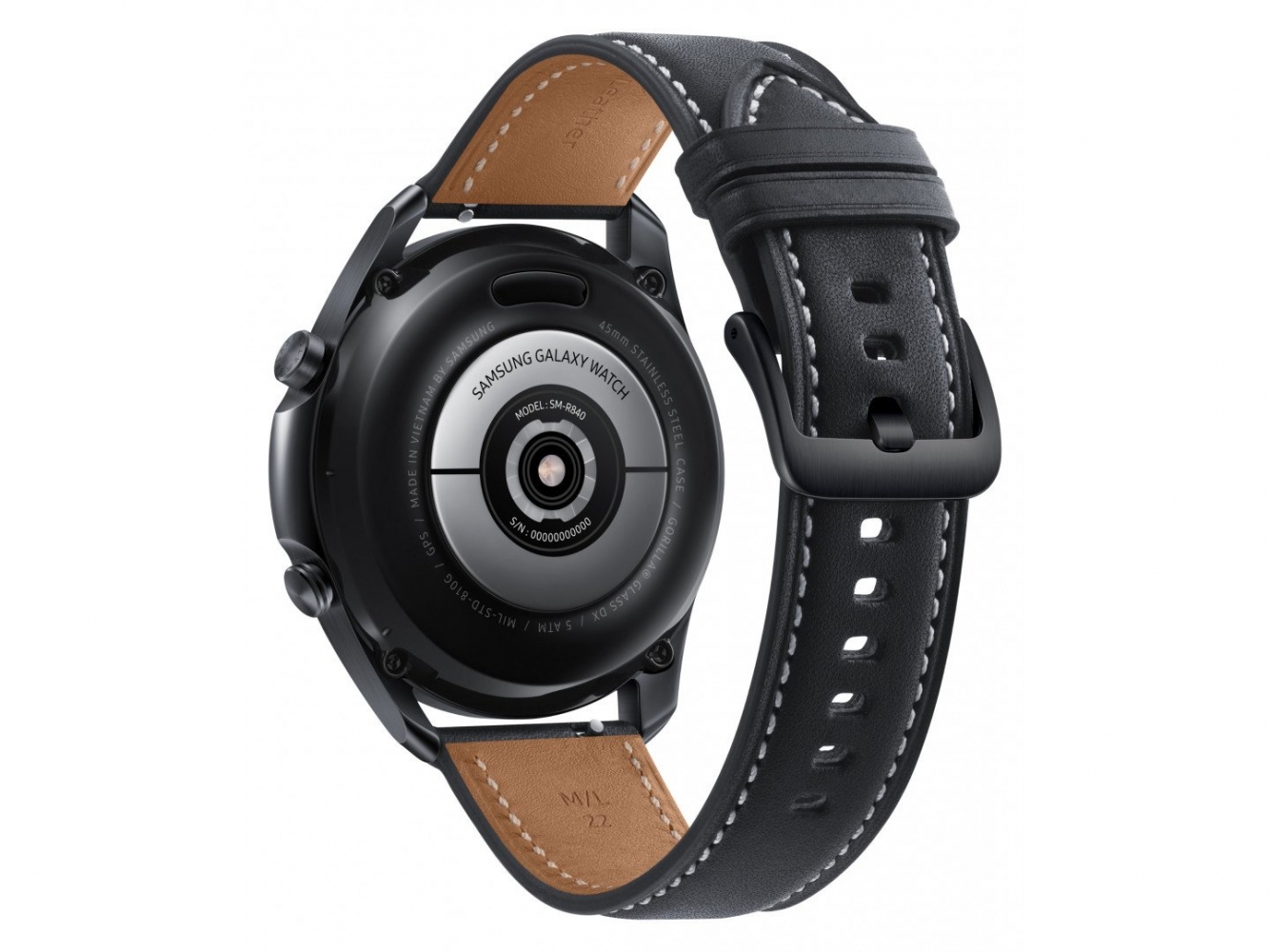 Смарт годинник Samsung Galaxy Watch 3 45mm (SM-R840NZKASEK) Black 3 - Фото 3
