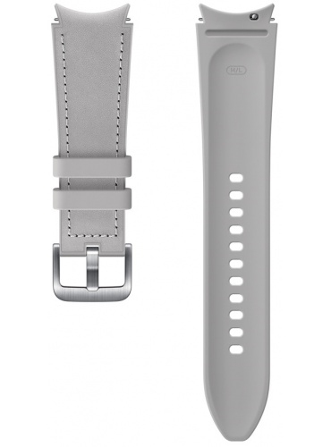 Ремінець Samsung Hybrid Band (20mm, M/L) для Samsung Galaxy Watch 4 (ET-SHR89LSEGRU) Silver 4 - Фото 4