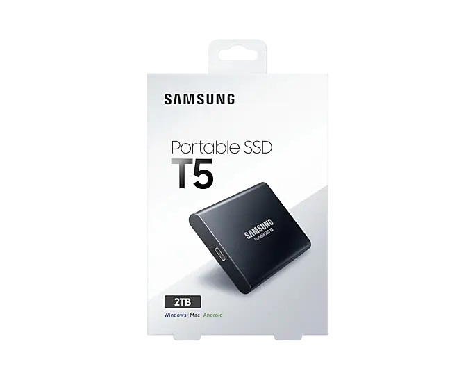 Жесткий диск Samsung Portable SSD T5 2TB USB 3.1 Type-C V-NAND TLC (MU-PA2T0B/WW) 7 - Фото 7