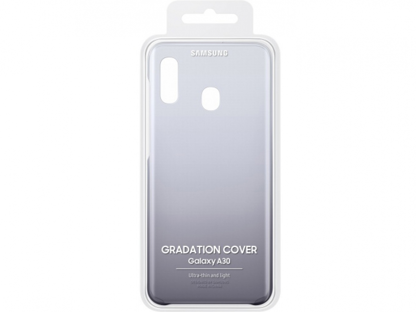 Чехол Samsung Gradation Cover для Samsung Galaxy A30 (EF-AA305CBEGRU) Black 2 - Фото 2