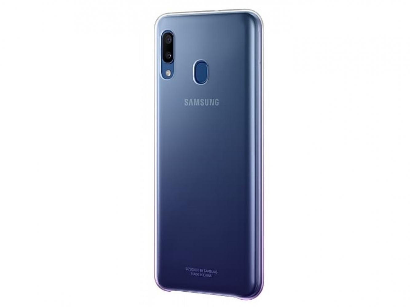 Чехол Samsung Gradation Cover для Samsung Galaxy A20 (EF-AA205CVEGRU) Violet 2 - Фото 2