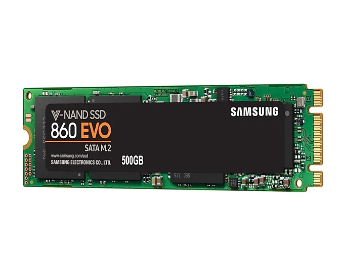 Жорсткий диск Samsung 860 Evo-Series 500GB M.2 SATA III V-NAND TLC (MZ-N6E500BW) 2 - Фото 2