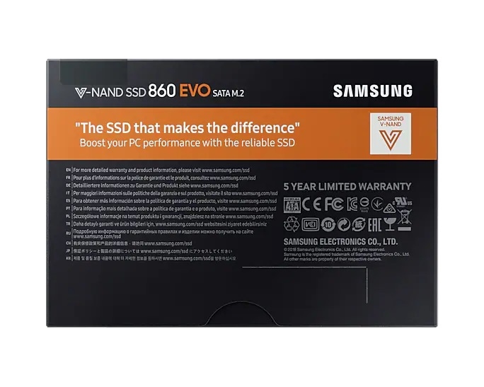 Жорсткий диск Samsung 860 Evo-Series 500GB M.2 SATA III V-NAND TLC (MZ-N6E500BW) 7 - Фото 7