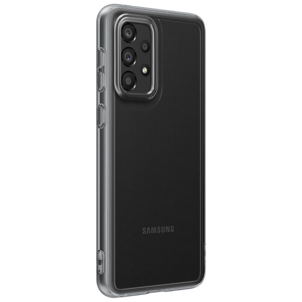 Чохол Samsung Soft Clear Cover для Samsung Galaxy A33 (A336) (EF-QA336TBEGRU) Black 0 - Фото 1