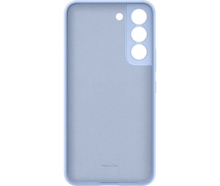 Панель Samsung Silicone Cover для Samsung Galaxy S22 (EF-PS901TLEGRU) Artic Blue 4 - Фото 4