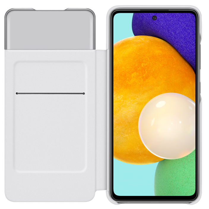 Чехол-книжка Smart S View Wallet Cover для Samsung Galaxy A52 EF-EA525PWEGRU White 3 - Фото 3