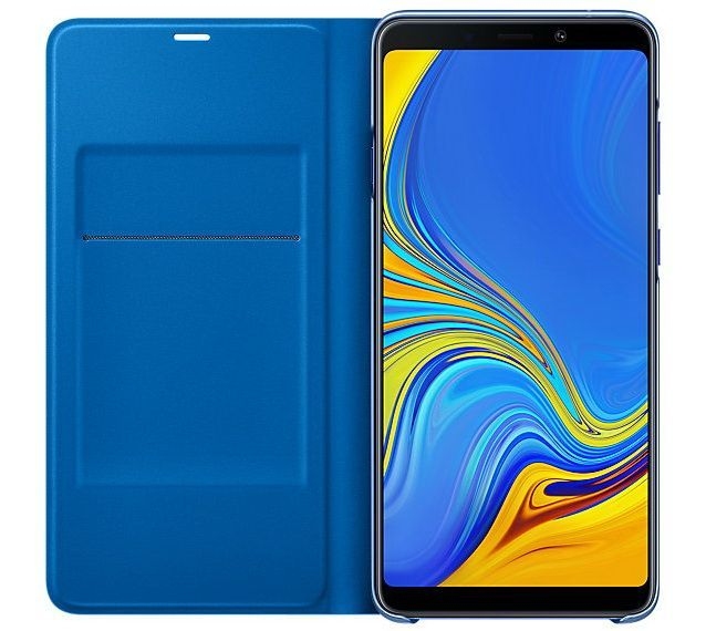 Чехол-книжка Samsung Wallet Cover для Samsung Galaxy A9 2018 (EF-WA920PLEGRU) Blue 2 - Фото 2