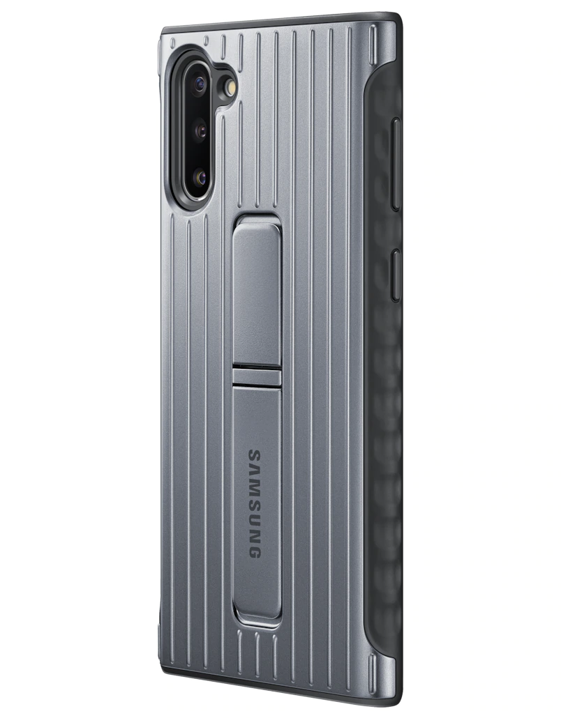 Чохол-накладка Samsung Protective Standing Cover для Samsung Galaxy Note 10 (EF-RN970CSEGRU) Silver 2 - Фото 2