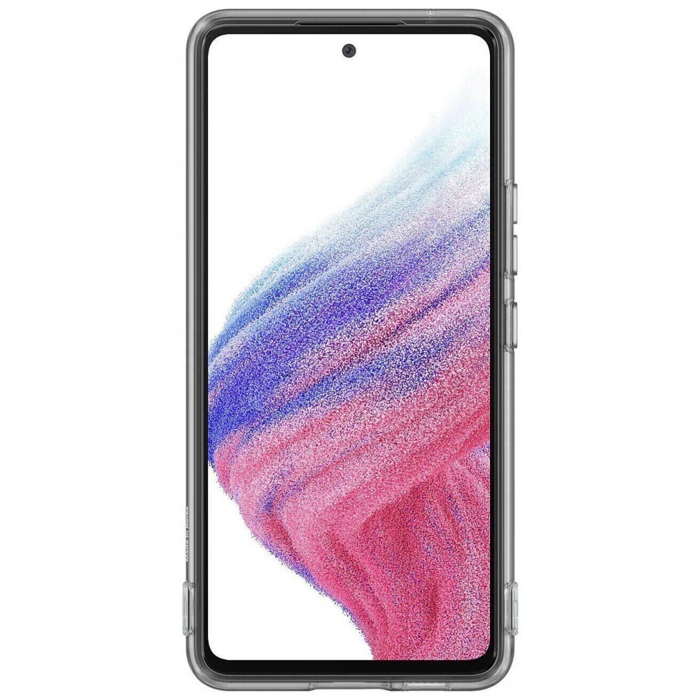 Чохол Samsung Soft Clear Cover для Samsung Galaxy A53 (A536) (EF-QA536TBEGRU) Black 3 - Фото 3