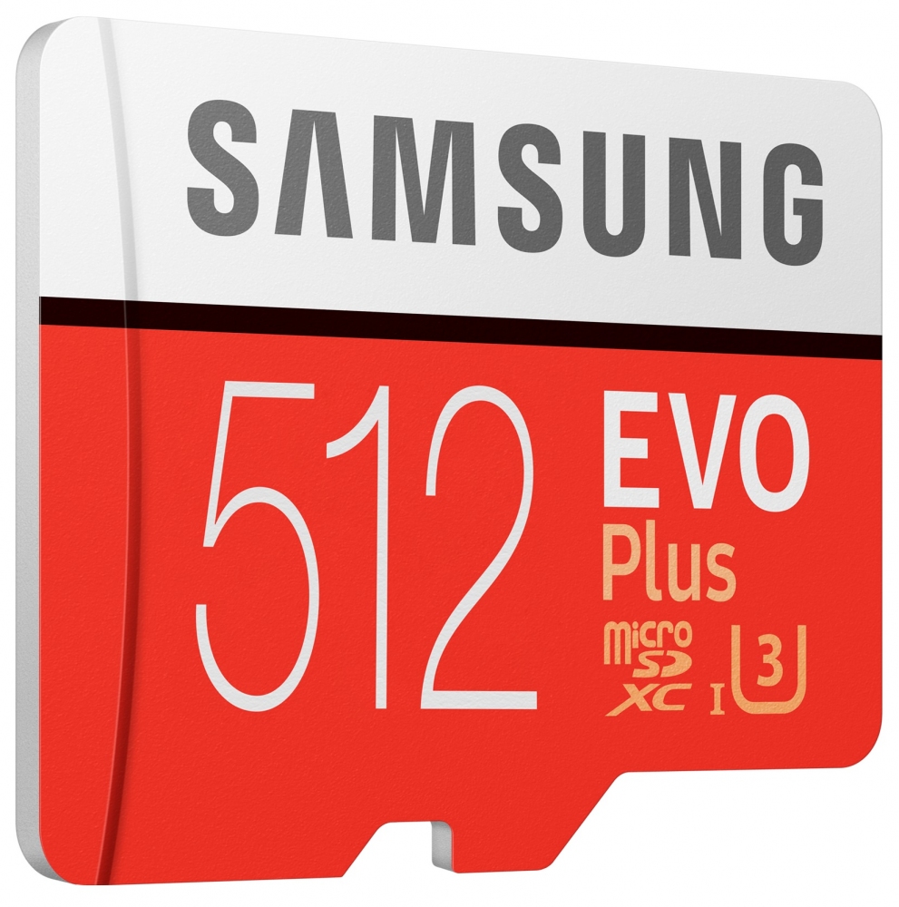Карта памяти Samsung EVO Plus microSDXC 512GB UHS-I Class 10 + SD адаптер (MB-MC512HA/RU) 3 - Фото 3